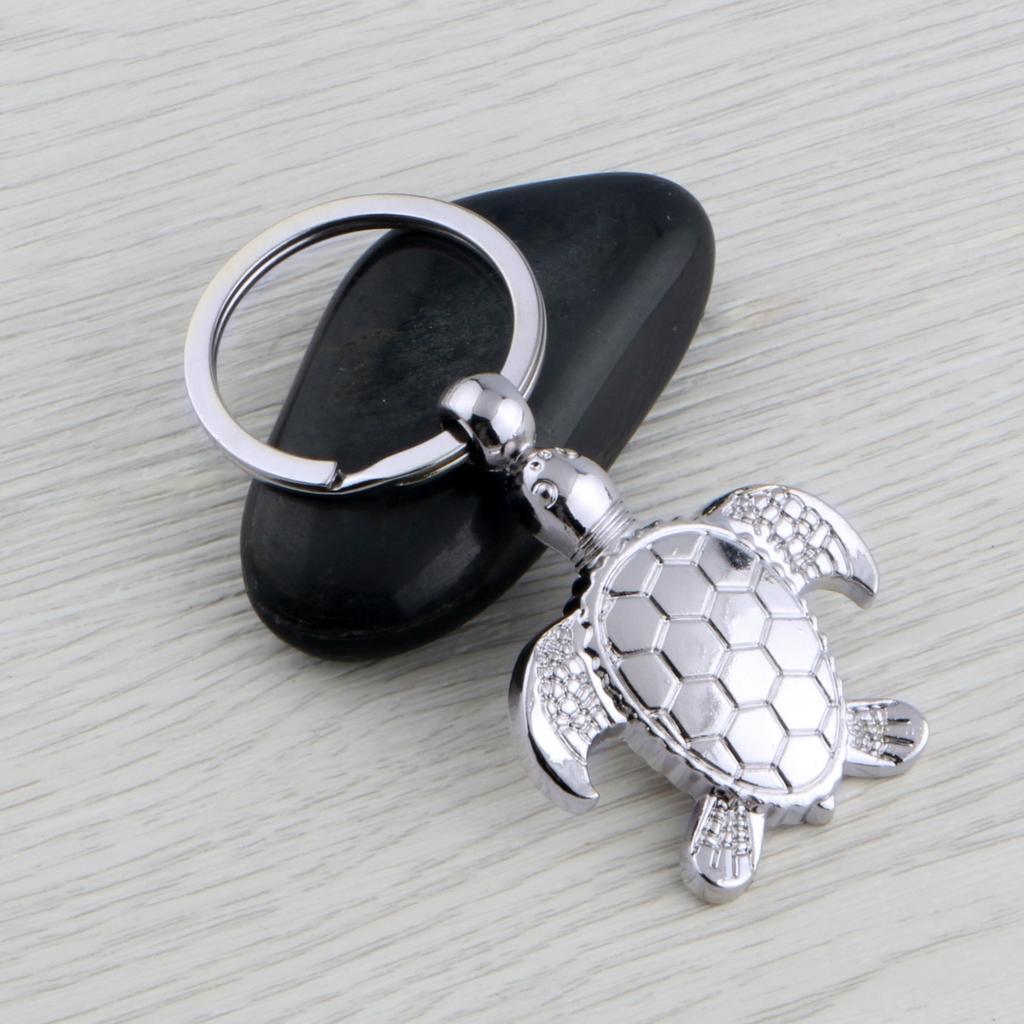 Metal Sea Turtle Keychain with Zinc Alloy Charm by HitMyNeed