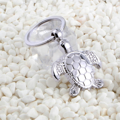 Metal Sea Turtle Keychain with Zinc Alloy Charm by HitMyNeed