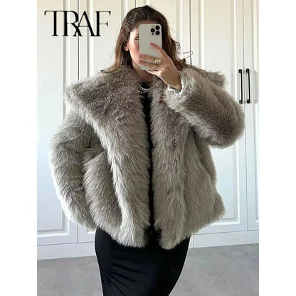 Metal Sequin Woven Stand Collar Jacket for Women by HitMyNeed