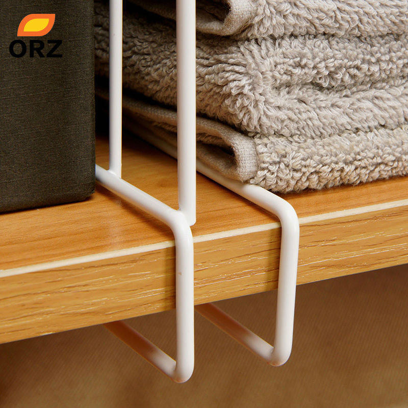 Metal Shelf Organizer Space-Saving Dividers (Set of 3) by HitMyNeed