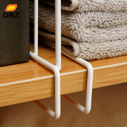Metal Shelf Organizer Space-Saving Dividers (Set of 3) by HitMyNeed