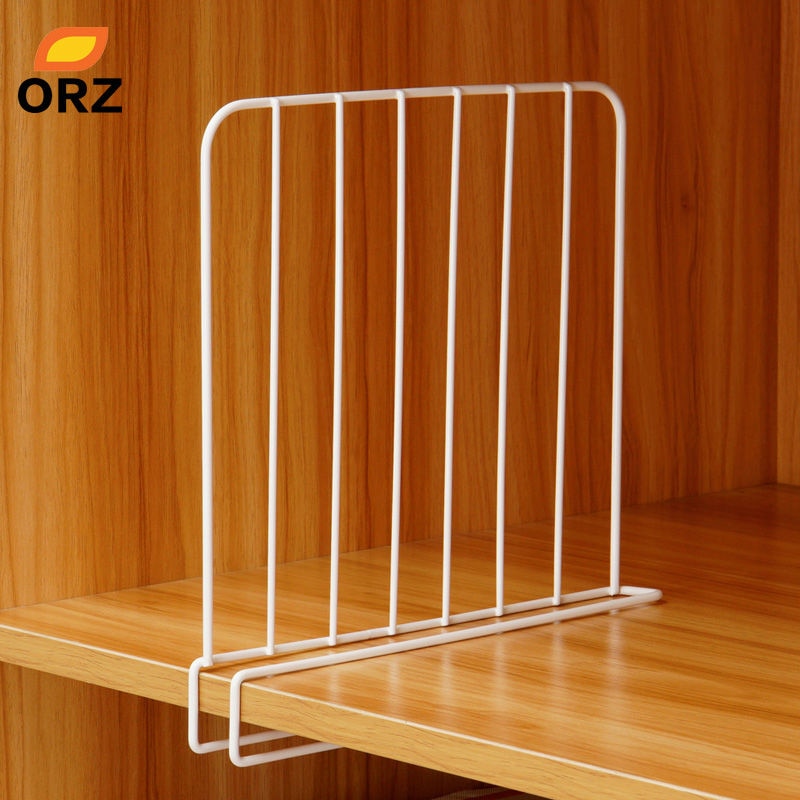 Metal Shelf Organizer Space-Saving Dividers (Set of 3) by HitMyNeed
