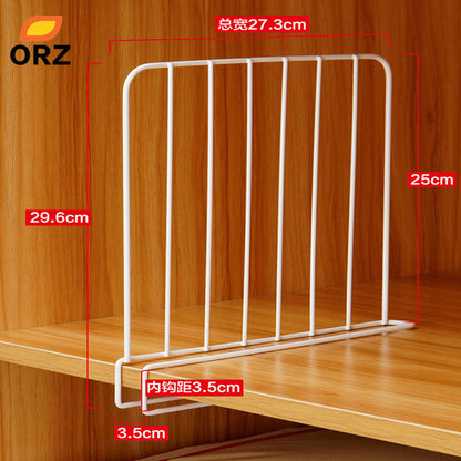 Metal Shelf Organizer Space-Saving Dividers (Set of 3) by HitMyNeed