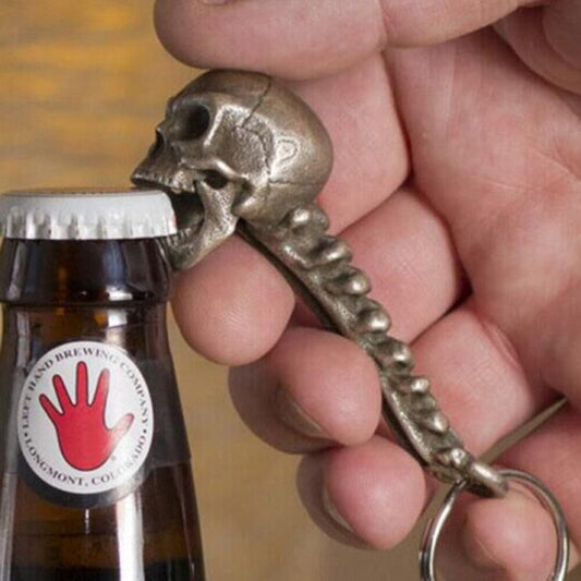 Metal Skull Bottle Opener - Zinc Alloy Bar Accessory by HitMyNeed