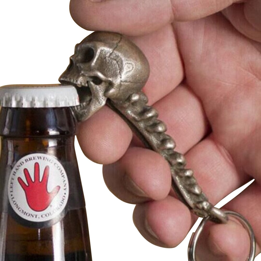 Metal Skull Bottle Opener - Zinc Alloy Bar Accessory by HitMyNeed