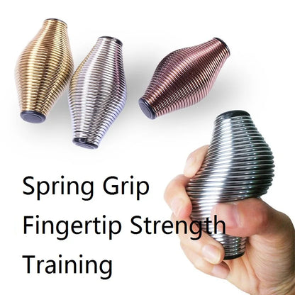 Metal Spring Grip Stress Ball for Hand Strength by HitMyNeed
