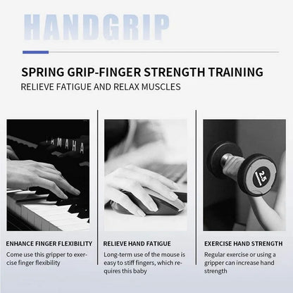 Metal Spring Grip Stress Ball for Hand Strength by HitMyNeed