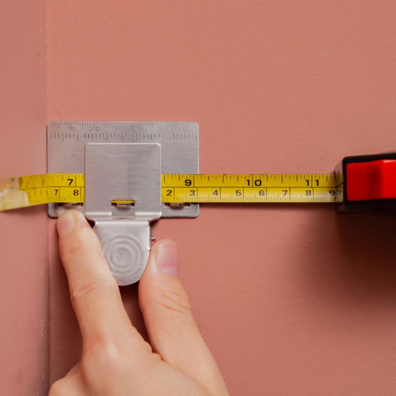 Metal Tape Measure Clip for Secure Measurements by HitMyNeed