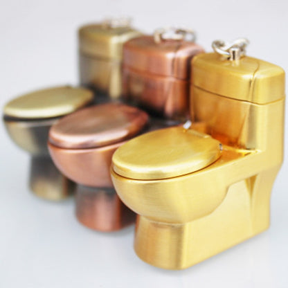 Metal Toilet Bowl Lighter Keychain by HitMyNeed