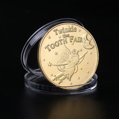 Metal Tooth Fairy Gold Reward Coin by HitMyNeed