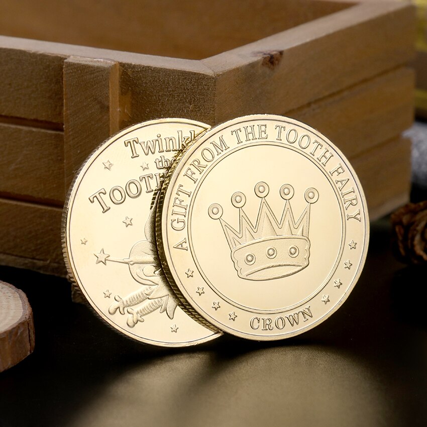 Metal Tooth Fairy Gold Reward Coin by HitMyNeed