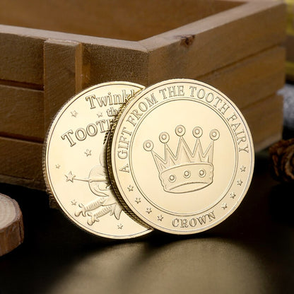 Metal Tooth Fairy Gold Reward Coin by HitMyNeed