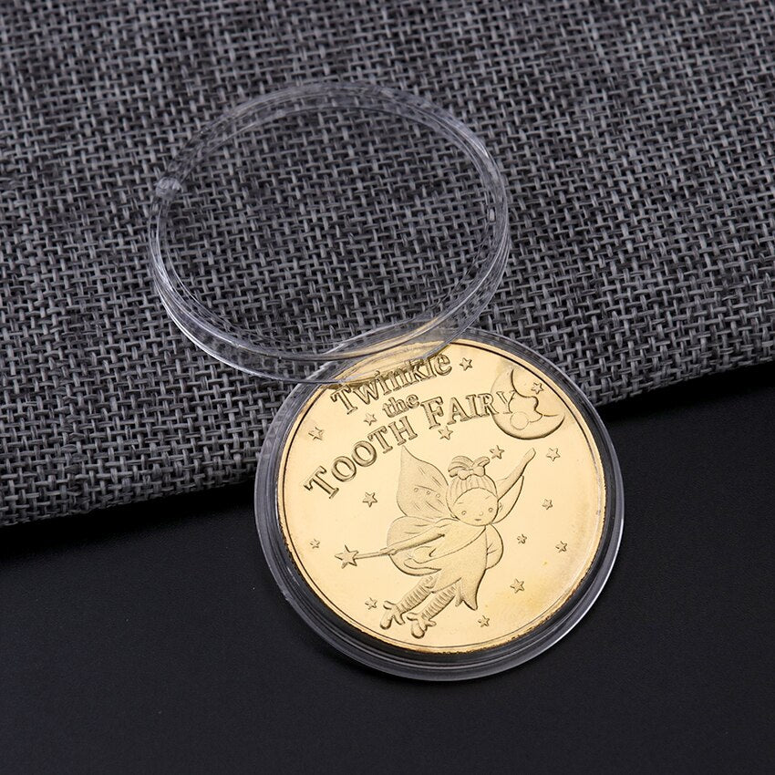 Metal Tooth Fairy Gold Reward Coin by HitMyNeed