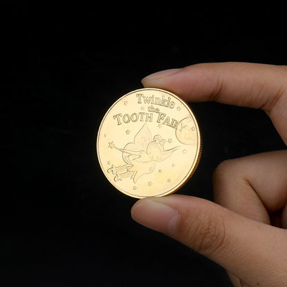 Metal Tooth Fairy Gold Reward Coin by HitMyNeed