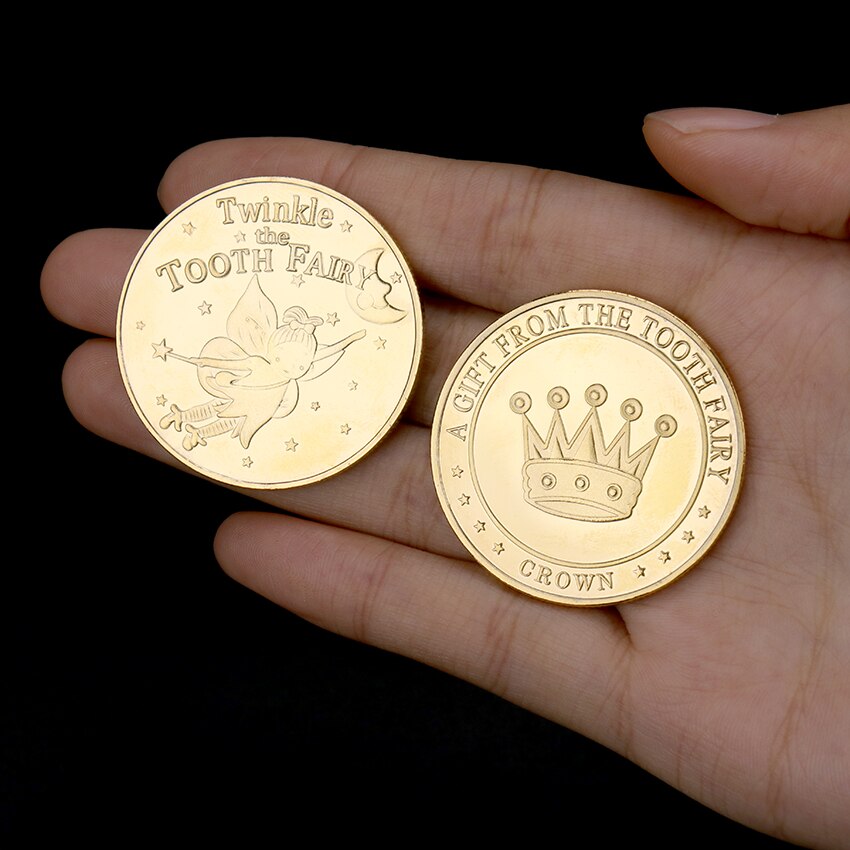 Metal Tooth Fairy Gold Reward Coin by HitMyNeed
