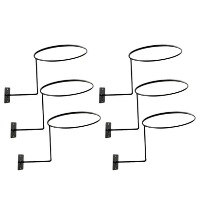 Metal Wall Helmet Hanger Set of 6 by HitMyNeed