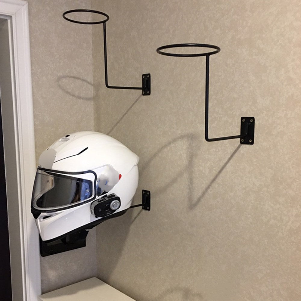Metal Wall Helmet Hanger Set of 6 by HitMyNeed