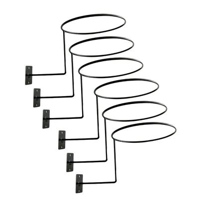 Metal Wall Helmet Hanger Set of 6 by HitMyNeed
