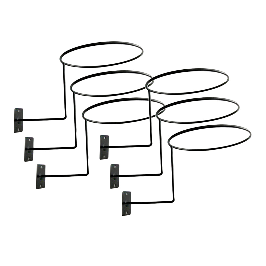 Metal Wall Helmet Hanger Set of 6 by HitMyNeed