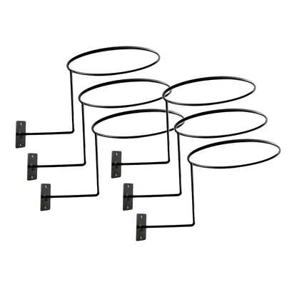 Metal Wall Helmet Hanger Set of 6 by HitMyNeed