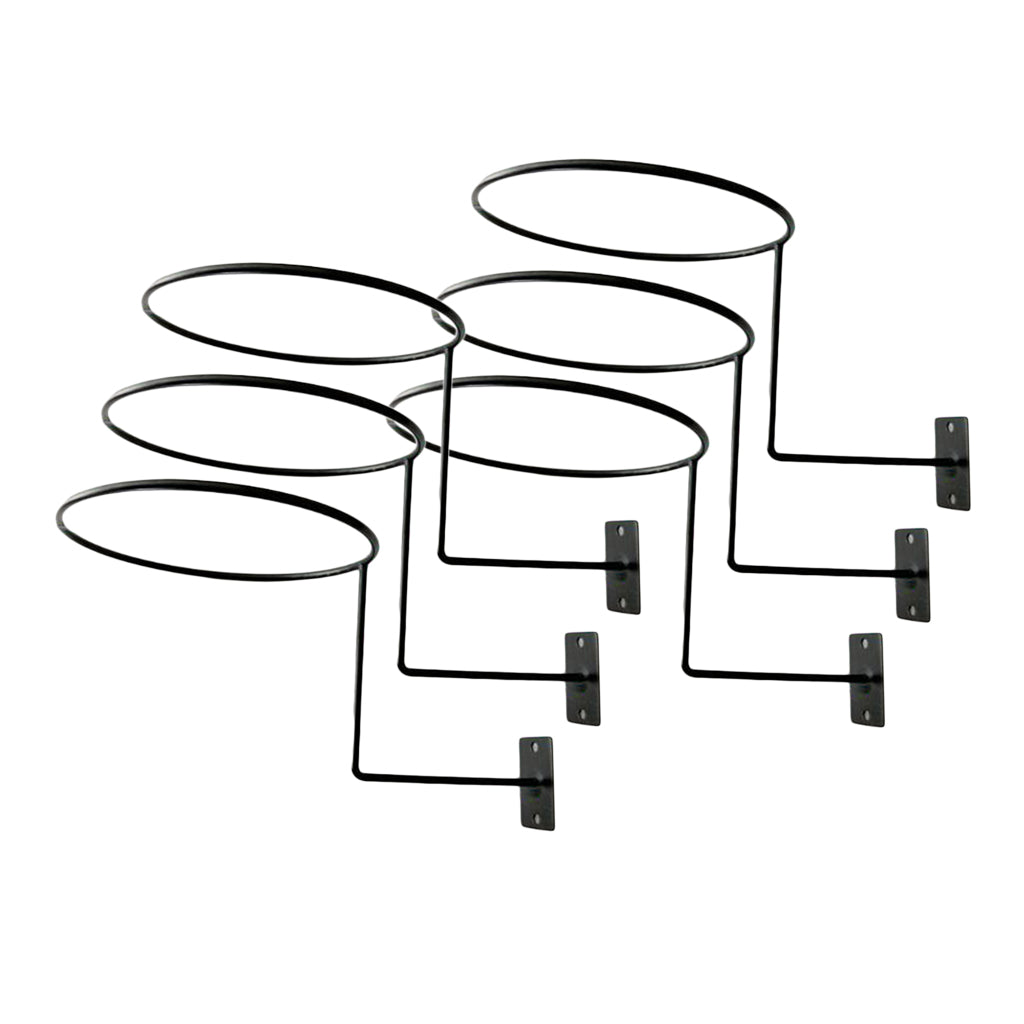 Metal Wall Helmet Hanger Set of 6 by HitMyNeed