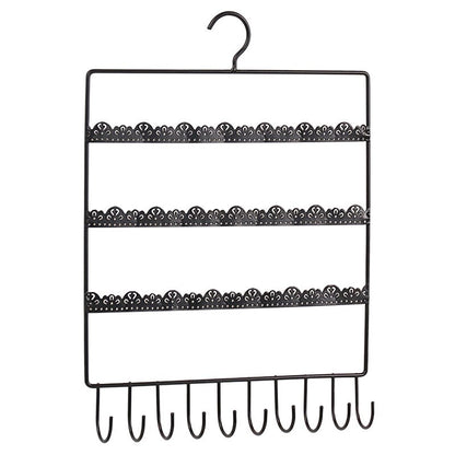 Metal Wall Mount Jewelry Organizer Rack by HitMyNeed