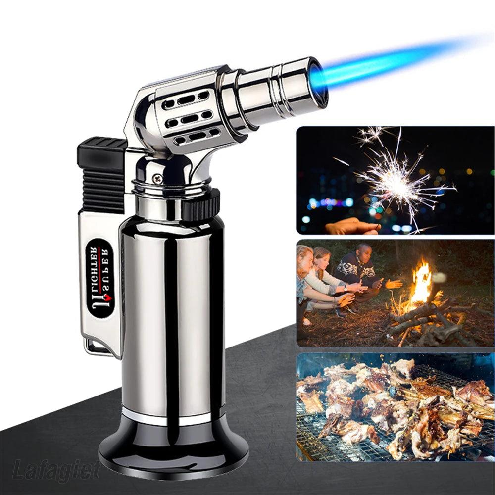 Metal Windproof Turbo Gas Torch Lighter by HitMyNeed