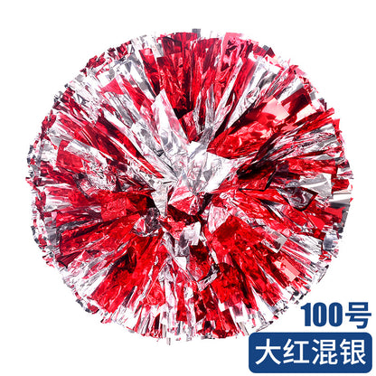 Metallic Cheerleader Pompom with Plastic Handle color-07 36cm by HitMyNeed
