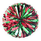 Metallic Cheerleader Pompom with Plastic Handle color-13 36cm by HitMyNeed