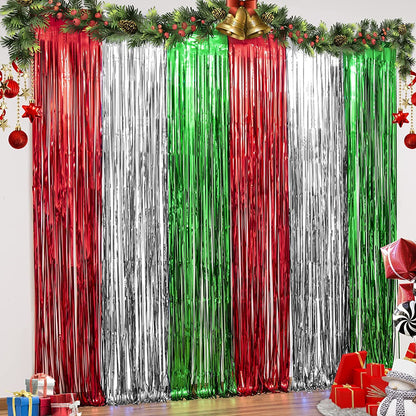 Metallic Foil Backdrop Curtain 2 x 1m by HitMyNeed
