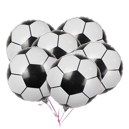 Metallic Foil Football Balloons 10 Pack by HitMyNeed