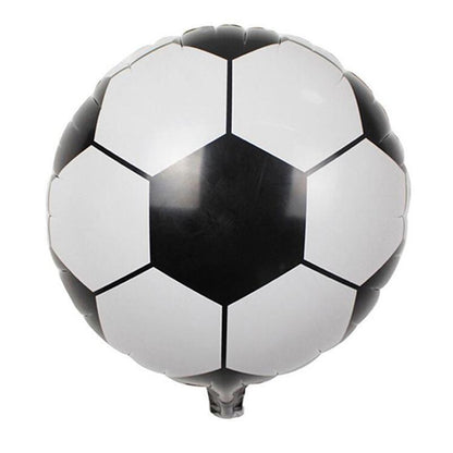 Metallic Foil Football Balloons 10 Pack by HitMyNeed