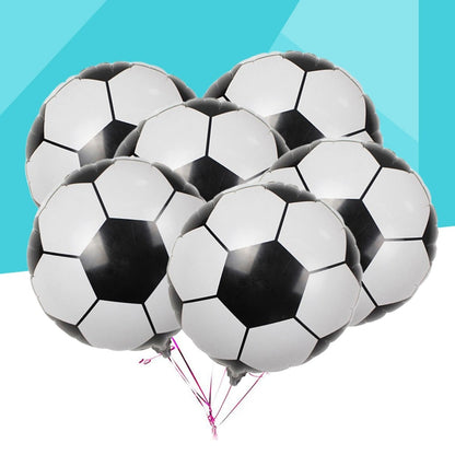 Metallic Foil Football Balloons 10 Pack by HitMyNeed