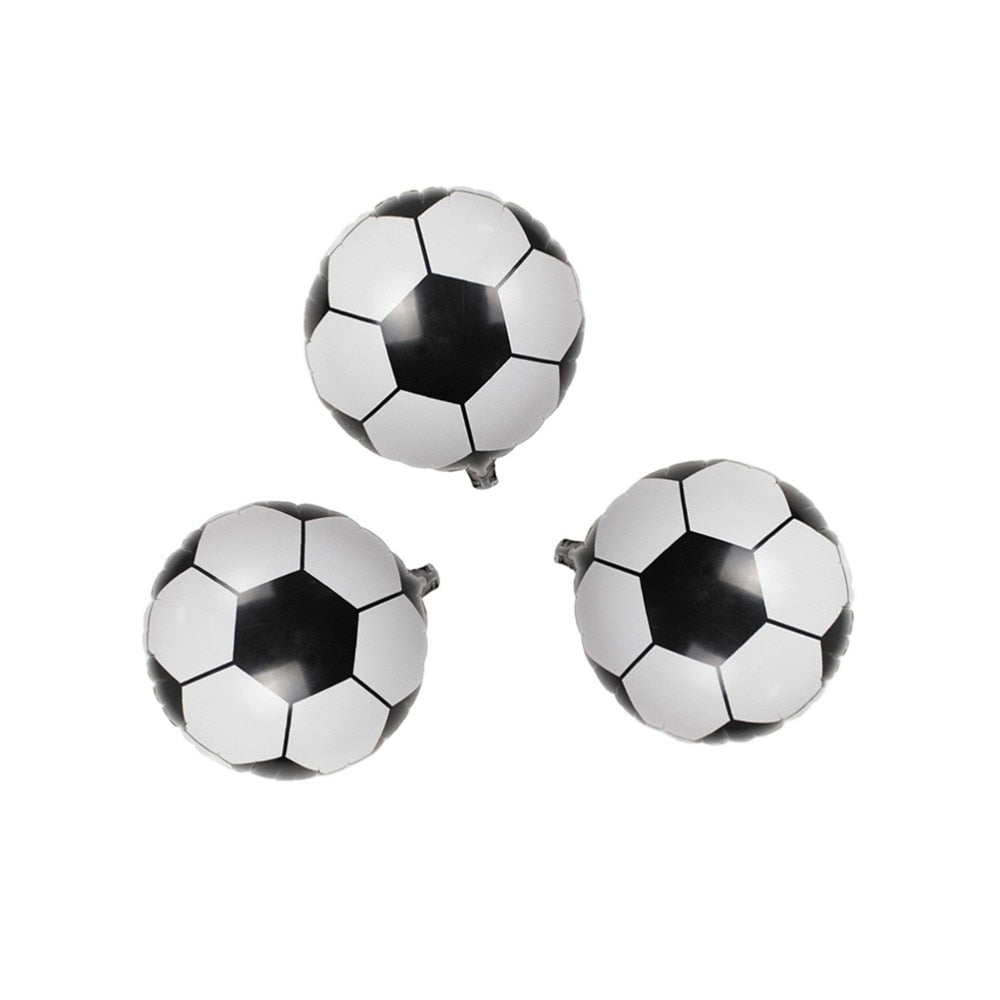 Metallic Foil Football Balloons 10 Pack by HitMyNeed