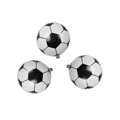 Metallic Foil Football Balloons 10 Pack by HitMyNeed