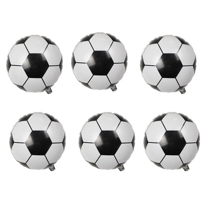 Metallic Foil Football Balloons 10 Pack by HitMyNeed