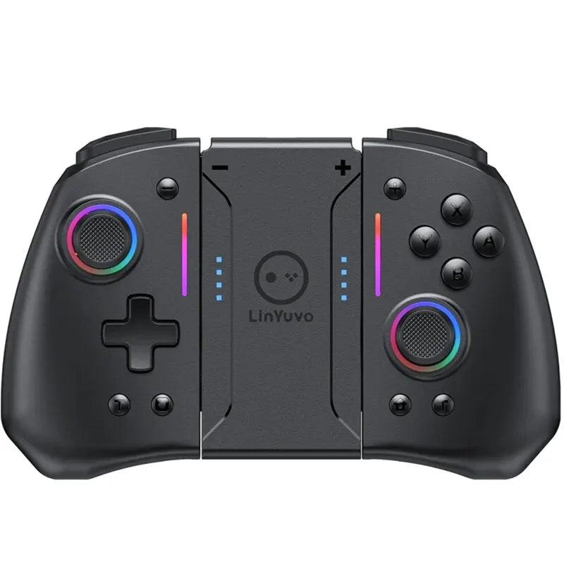 Meteor Light Wireless Joy-pad for Switch with RGB black by HitMyNeed