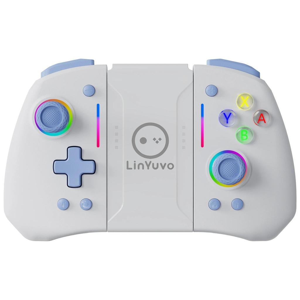 Meteor Light Wireless Joypad for Switch with RGB & Turbo blue by HitMyNeed