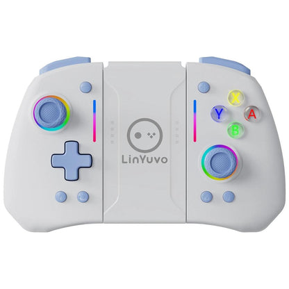 Meteor Light Wireless Joypad for Switch with RGB & Turbo blue by HitMyNeed