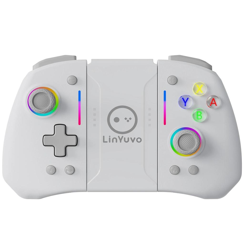 Meteor Light Wireless Joypad for Switch with RGB & Turbo gray by HitMyNeed