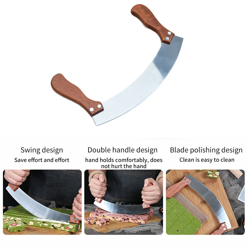 Mezzaluna Rocking Knife and Pizza Cutter by HitMyNeed