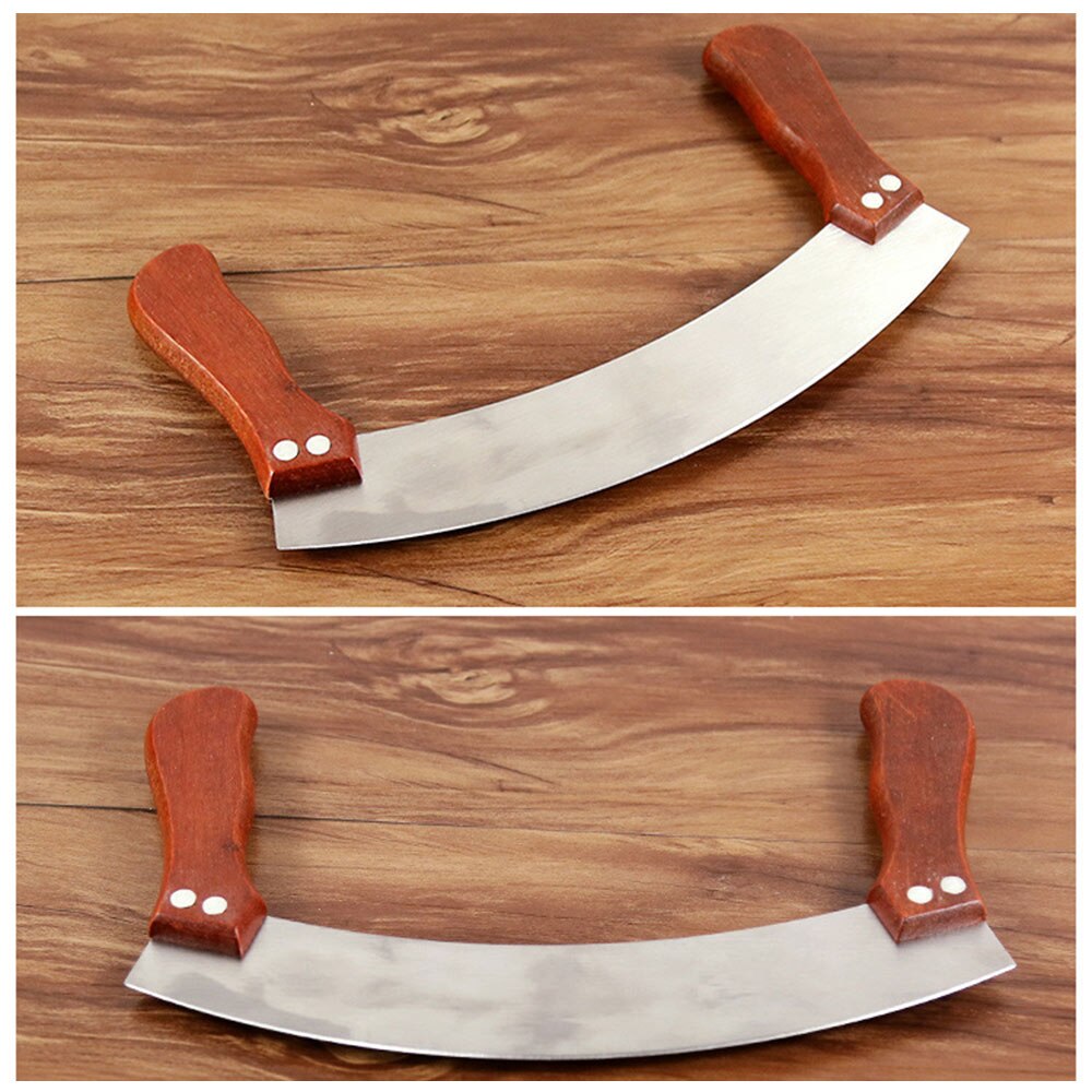 Mezzaluna Rocking Knife and Pizza Cutter by HitMyNeed