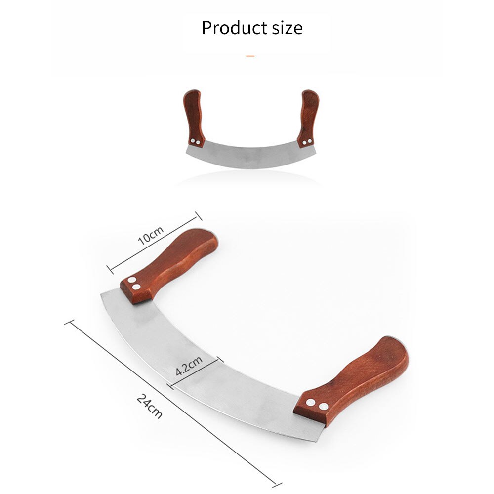 Mezzaluna Rocking Knife and Pizza Cutter by HitMyNeed