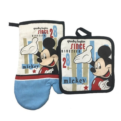 Mickey Mouse Oven Mitts and Pot Holders Set 1-blue-set by HitMyNeed