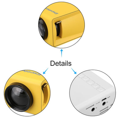 Micro Portable LCD Projector with HDMI and USB by HitMyNeed