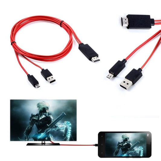 Micro USB to HDMI Android Phone TV Adapter Cable by HitMyNeed