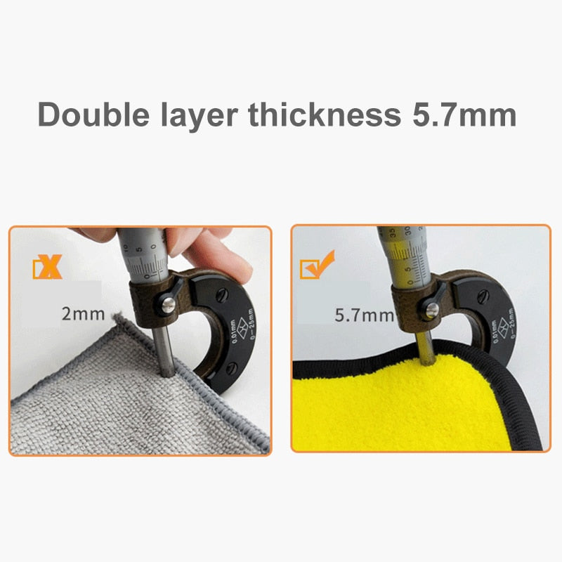 Microfiber Car Cleaning Cloths Set (10 Pack) by HitMyNeed