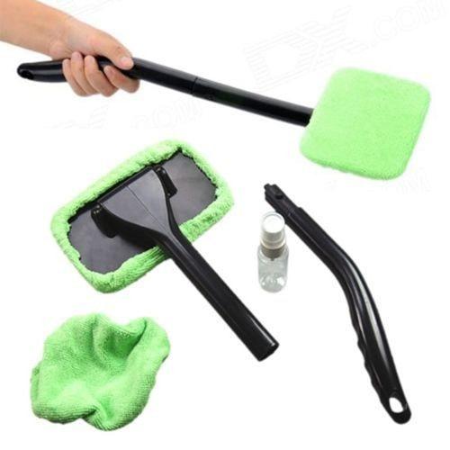 Microfiber Car Glass Cleaner with Extended Handle by HitMyNeed