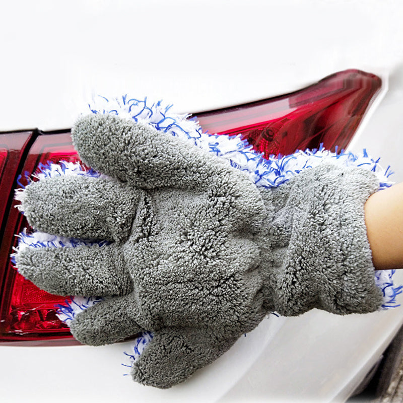 Microfiber Car Wash Hand Mitt by HitMyNeed