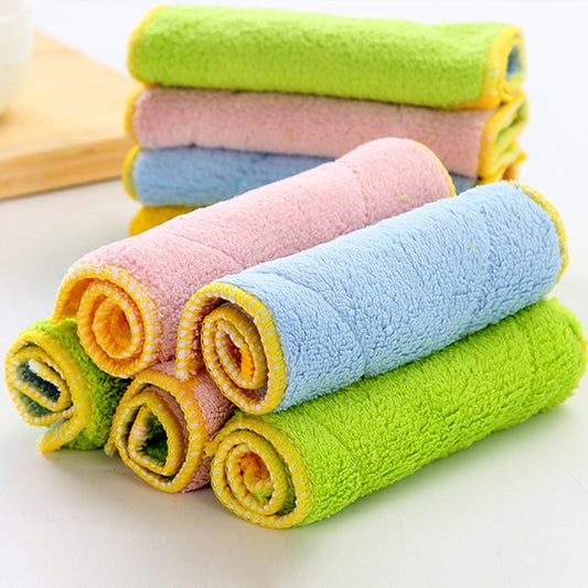 Microfiber Dish Towel Cleaning Cloth 25 x 15 cm by HitMyNeed